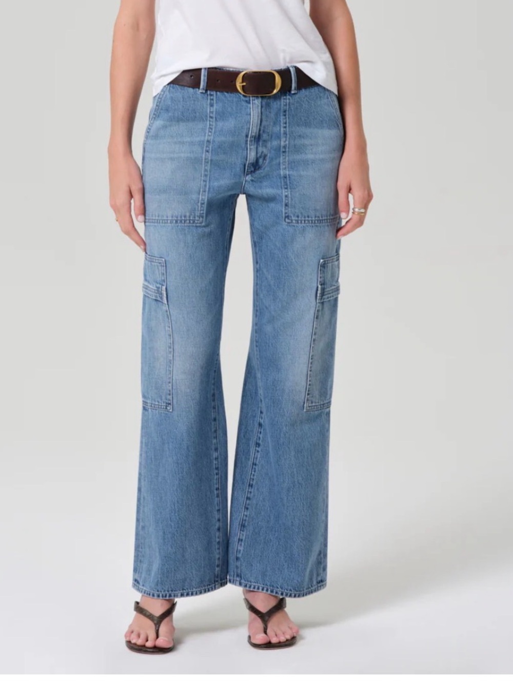 $288 NWOT Citizens Of Humanity “Sienna” Relaxed Utility Jeans in Rowena Sz 30